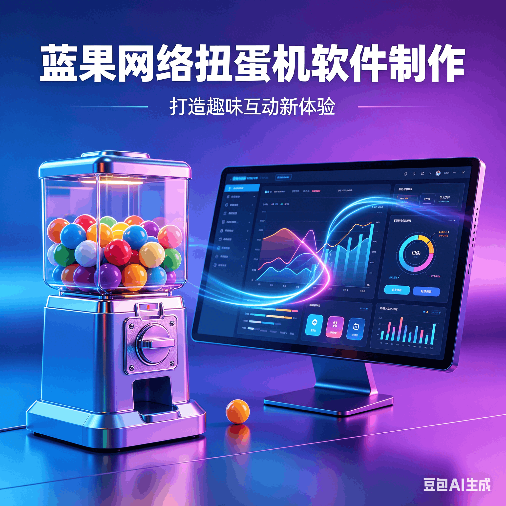 蓝果网络扭蛋机软件制作：打造沉浸式娱乐体验，解锁商业新可能
