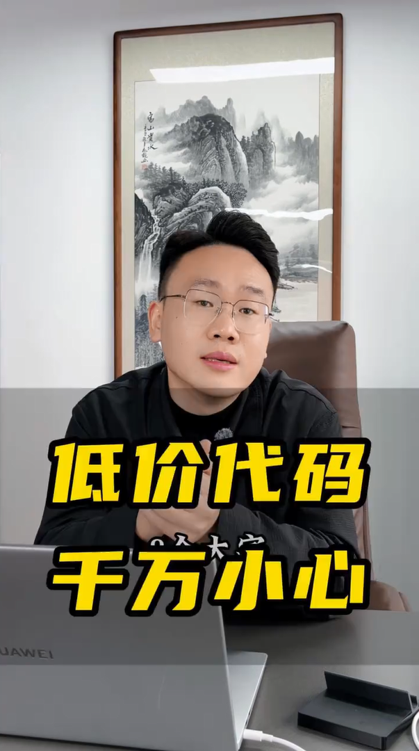 千万不要使用网上的低价源代码-蓝果网络